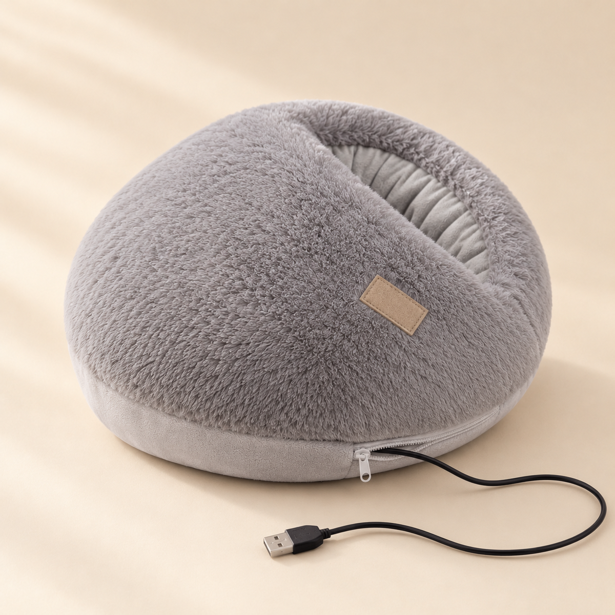 Calentador de pies USB de felpa